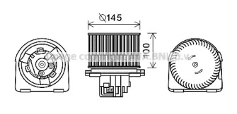 Motor electric, aeroterma