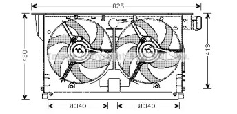 Ventilator răcire motor