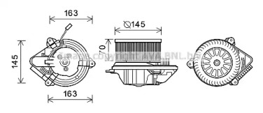 Motor electric, aeroterma