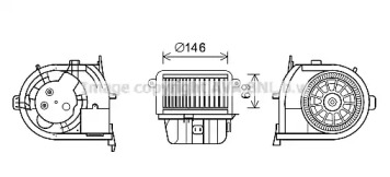 Motor electric, aeroterma