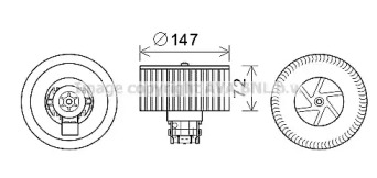 Motor electric, aeroterma