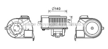 Motor electric, aeroterma