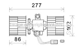 Motor electric, aeroterma