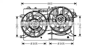 Ventilator răcire motor