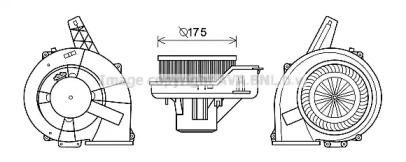 Motor electric, aeroterma