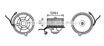 Motor electric, aeroterma