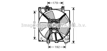 Ventilator răcire motor