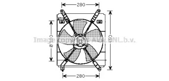 Ventilator răcire motor