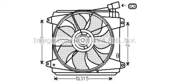 Ventilator răcire motor