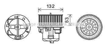 Motor electric, aeroterma