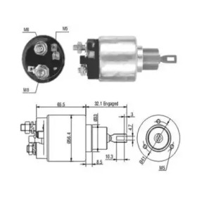 Contactor, electromotor