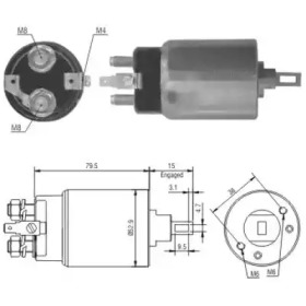 Contactor, electromotor