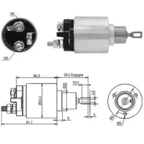 Contactor, electromotor