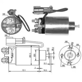 Contactor, electromotor