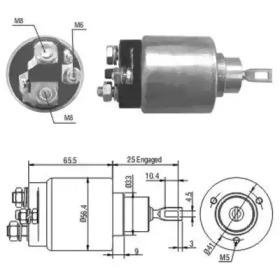 Contactor, electromotor