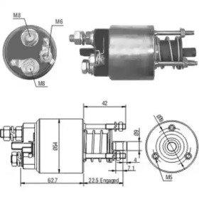 Contactor, electromotor