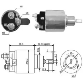 Contactor, electromotor