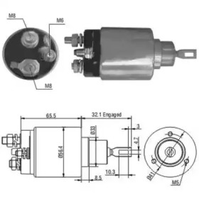 Contactor, electromotor