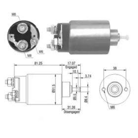 Contactor, electromotor