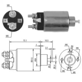 Contactor, electromotor