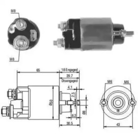 Contactor, electromotor