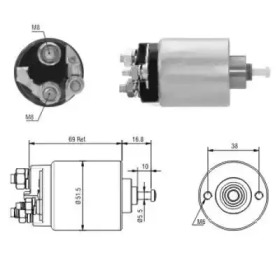 Contactor, electromotor