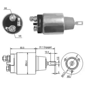 Contactor, electromotor