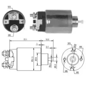 Contactor, electromotor