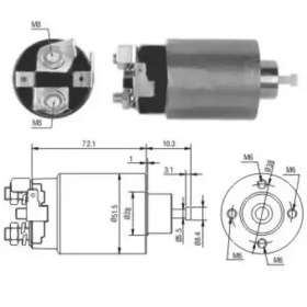 Contactor, electromotor