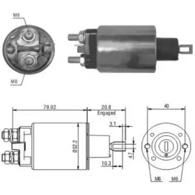 Contactor, electromotor