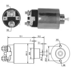 Contactor, electromotor