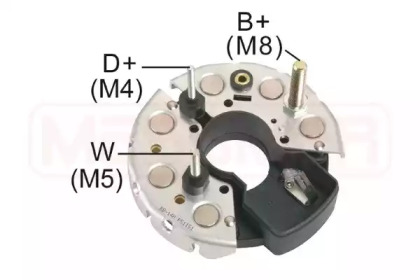 Punte diode, alternator