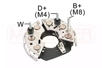 Punte diode, alternator