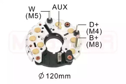 Punte diode, alternator