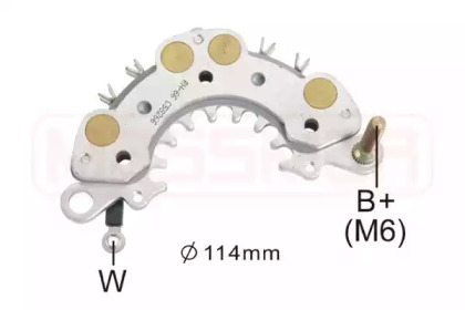 Punte diode, alternator