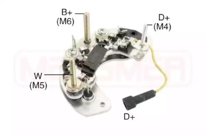 Punte diode, alternator