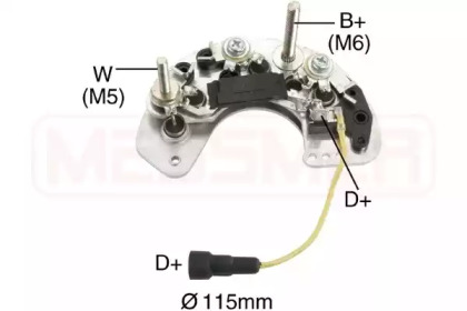 Punte diode, alternator