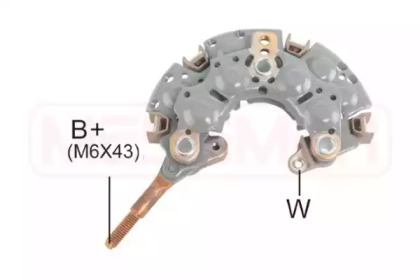 Punte diode, alternator