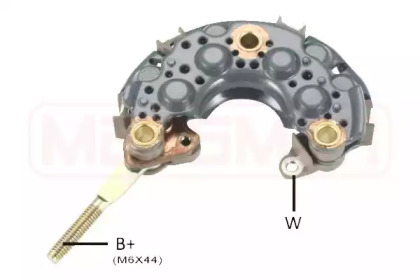 Punte diode, alternator