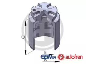 Piston, etrier de frână