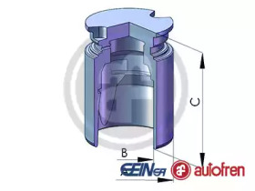 Piston, etrier de frână