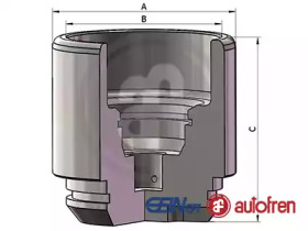 Piston, etrier de frână