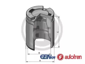 Piston, etrier de frână