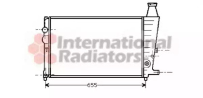 Radiator apă răcire motor