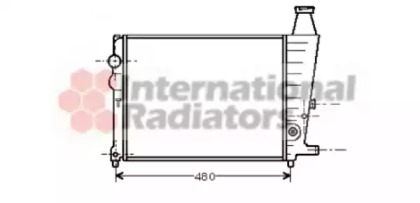 Radiator apă răcire motor