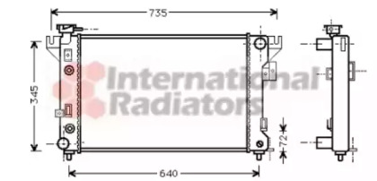 Radiator apă răcire motor