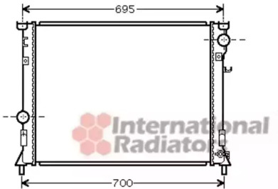 Radiator apă răcire motor