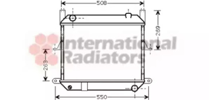 Radiator apă răcire motor