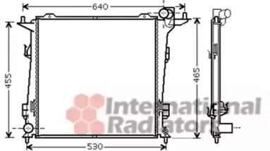 Radiator apă răcire motor