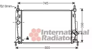 Radiator apă răcire motor